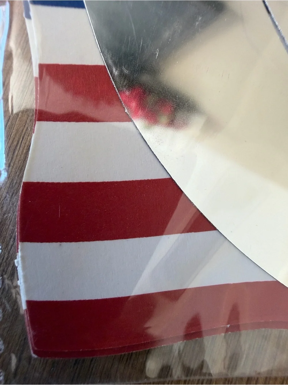 Hobby Lobby Red, White & Blue Flag Swirl Party Decorations - 3 Pack